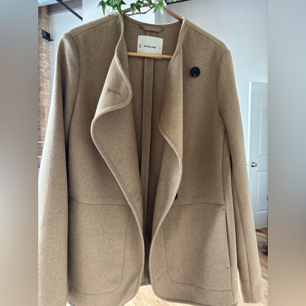 Everlane ‘The October’ wool coat in camel size XS - Picture 2 of 8